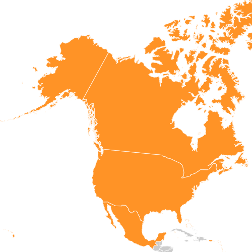 map north america - Mapas GPS iGO América do Norte